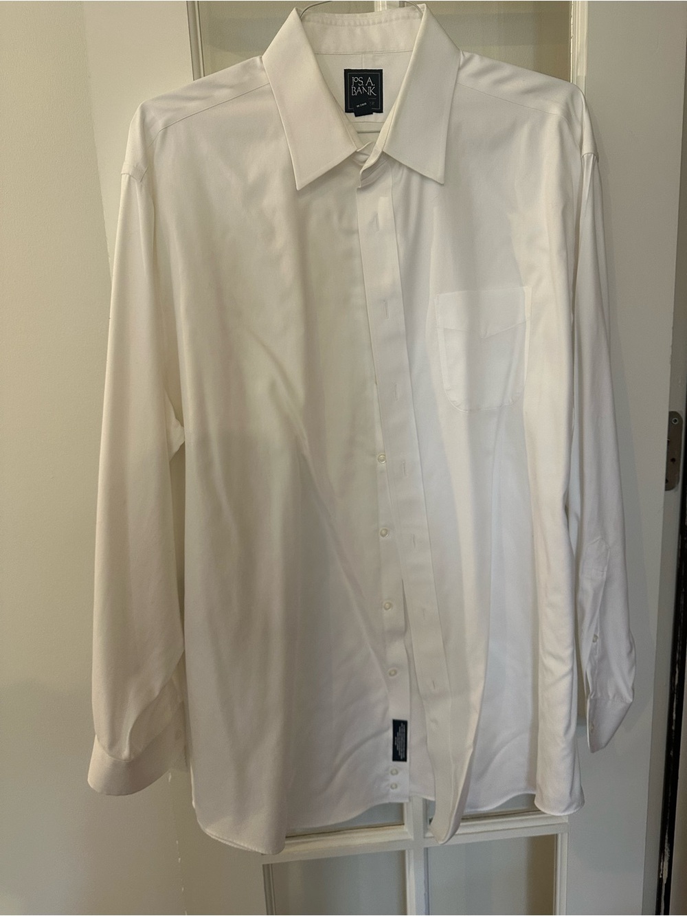Jos. A. Bank Classic White Long-Sleeve Dress Shirt